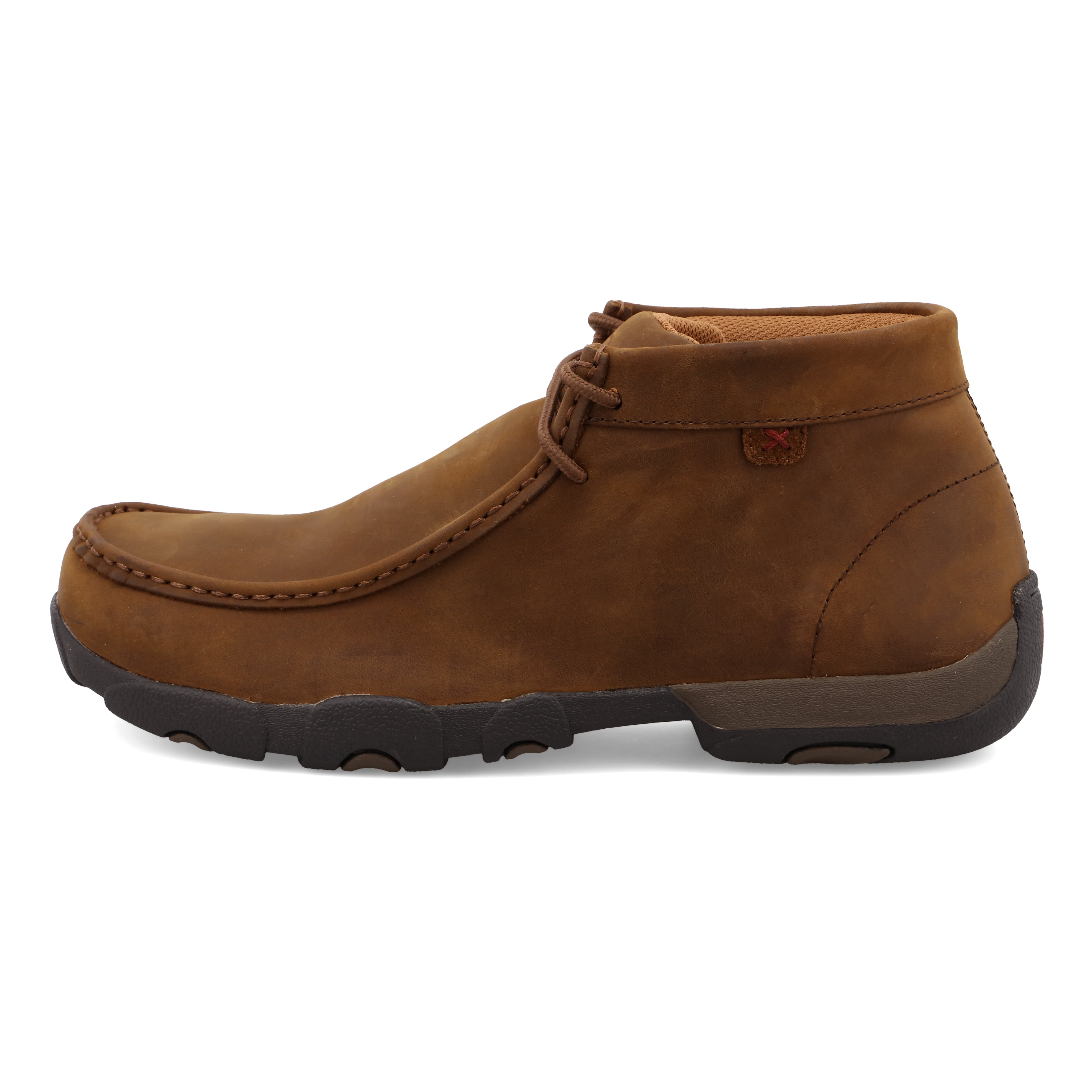 Twisted X Men's Work Chukka Driving Moc - Distressed Saddle