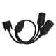 thumbnail image 2 of VOBOR Cable Adaptador De Diagnóstico - 457 6114 9Pin 6Pin ABS Cable Conector De Diagnóstico De Goma Resistente Anti Grietas Apto para ET3 317 7485, 2 of 5