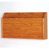 Wooden Mallet X-Ray Wall Pocket in Medium Oak