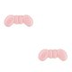 thumbnail image 4 of Vogacara 1 par de tela de espuma para mujer, cojín de tacón para zapatos de tacón alto, reemplazo portátil, almohadilla autoadhesiva de 6mm, Rosa 2piezas, 4 of 6