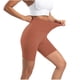 thumbnail image 5 of Jacenvly New Yoga Shorts for Women Summer Fashion Solid High Waisted Yoga Shorts Stretchable Elastic Waist Womens Shorts Athletic, 5 of 6