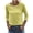 Yellow, variant on Dellytop Women O-Neck 3/4 Sleeve Solid Casual Basic T Shirt