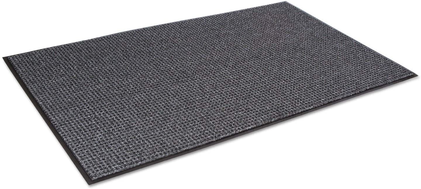 Black Made in USA Bertech Anti Fatigue Vinyl Foam Floor Mat Textured Pattern 3 Wide x 30 Long x 3/8 Thick 