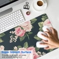 thumbnail image 4 of Long Mouse Pads for Desk,Pioneer Flower Floral Print Pattern Desk Mats on Top Of Desks, Desk Mouse Pad Extra Large with 3mm Non-Slip Base and Stitched Edge for Gaming,Office,Work,Home 31.5"x11.8", 4 of 6