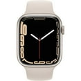 thumbnail image 2 of Restored Apple Watch Series 7 (GPS+Cellular, 45mm) - Aluminum Case - Starlight Sport Band (Refurbished), 2 of 4