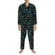 thumbnail image 3 of Fotbe Little Fish Skeleton Pijama de Hombre con Estampado de Manga Larga, Conjunto de 2 Piezas, Ropa de Dormir Suave y Cómoda con Bolsillos-XX-Large, 3 of 7