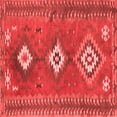 thumbnail image 1 of Ahgly Company Indoor Square Oriental Red Traditional Area Rugs, 7' Square, 1 of 4