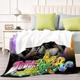 thumbnail image 4 of JoJo's Bizarre Adventure anti-pilling, suave, ligera, esponjosa y acogedora de lujo para hogar y cocina – Perfecta para niños y adultos,80X100cm, 4 of 6