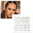thumbnail image 4 of Unique Bargains 1 Pc Irregular Face Rhinestone Stickers for Concert White Assorted Color, 4 of 5