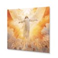 thumbnail image 2 of Designart "Modern Devotion to Jesus II" Christianism Metal Art Print, 2 of 5