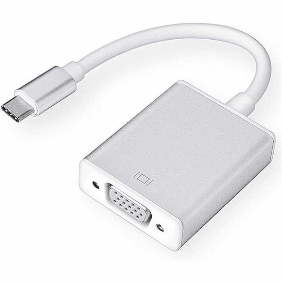 USB-C to VGA Adapter, USB 3.1 Type C (Thunderbolt 3) to VGA Converter Compatible with New MacBook, MacBook Air and More