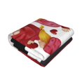 thumbnail image 2 of KLL Truck With Gnomes Print Fleece Throw Blanket, Horizontal Fleece Bedding Cute Soft Blankets Comfy Fleece Flannel Plush Home Decor for Couch & Bed -80"x60", 2 of 9