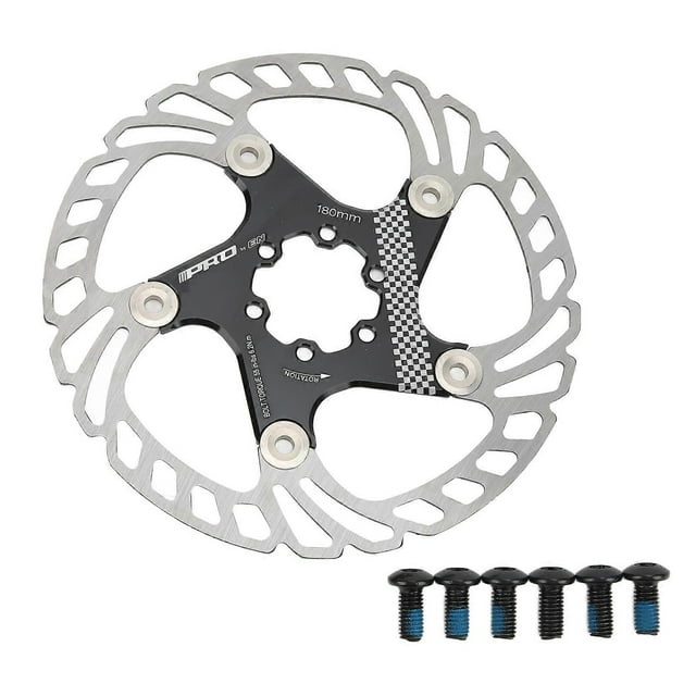 180mm Floating Mountain Bike Brake Disc Rotor with 6 Bolts Heat Dissipation
