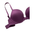 thumbnail image 5 of Deyllo Women's Push Up Bra Full Coverage Underwire Support Padded Seamless T Shirt Bra, Purple 36D, 5 of 5
