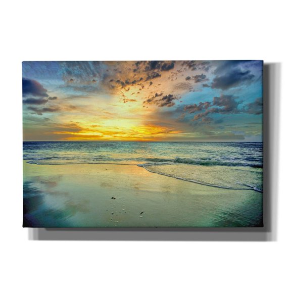 Epic Graffiti 'Caribbean Epilogue' by Mark A Paulda, Canvas Wall Art, 26"x18"