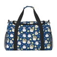 thumbnail image 1 of Balery Star Penguin Bolsa de Gimnasio para Mujeres, Bolsa de Viaje con Bolsillo Húmedo, Bolsa de Fin de Semana para Mujeres, Bolsa de Viaje Resistente al Agua, 1 of 7