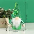 thumbnail image 6 of Christmas Luminous Faceless Long Leg Plush Doll with Sequin Hat Handmade Plush Doll Desktop Rudolf Elf Doll for Christmas Party Year Decor, 6 of 7
