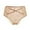 Beige, variant on Womens Underwear, Full Coverage Brief Breathable Soft Comfortable Lace Ladies Panties Lingerie
