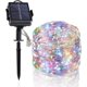 thumbnail image 1 of Guirnalda de luces solares de 40 pies, 120 ledes, 8 patrones, luces de hadas impermeables, 1 pieza, 11 Feliz Sencillez, 1 of 1