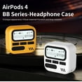 thumbnail image 2 of For Airpods 4th Gen/Pro 2/1 Shockproof Protective Case With Keychain/Belt Clip, 2 of 10