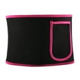 thumbnail image 1 of Cinturón recortador de cintura, cinturones para abdominoplastia, fortalecen la barriga durante el ejercicio, banda de neopreno para el sudor en la cintura, color rosa, 1 of 7
