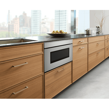 SHARP SMD2479KSC 24” Built-In Smart Microwave Drawer Oven 1.2 cu. ft., 950 Watt Stainless Steel with « Easy Wave Open » and Hidden Control Panel