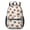 Boston Terrier and, variant on French Bulldog and Dog Paw Print 17" School Backpacks for Teens,Waterproof Oxford Fabric,S-Shape Padded Straps for School,Travel,Hiking,Camping