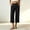 Black, variant on BUIGTTKLOP Capris for Women with Pockets High Waisted Business Work Cropped Trousers Long Straight Suit Pants