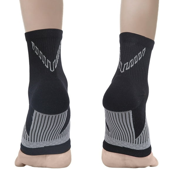 Open Toe Compression Socks Open Toe Quarter Rise Sport Sock Ankle Support Pain Relief for Women and Men