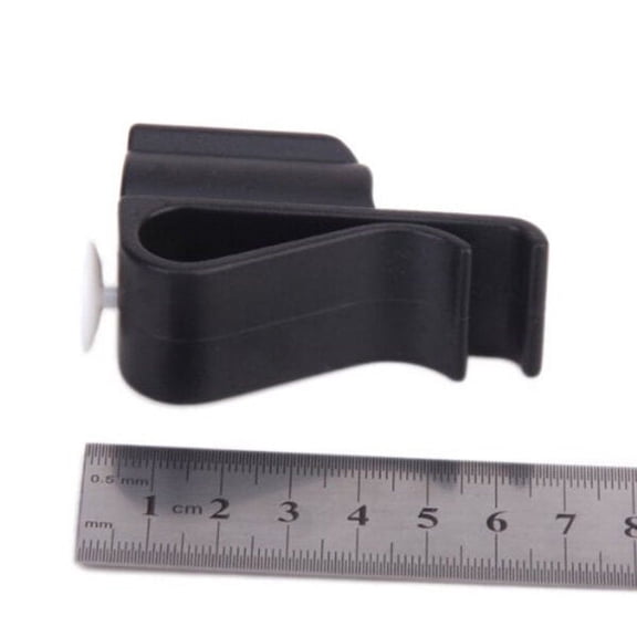 DRAFIDEEP 3Pcs Golf Bag Clip On Putter Holder Black Plastic Organizer for Clubs
