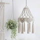 thumbnail image 4 of Cubierta de lámpara colgante tejida con pantal de lámpara de macramé para decoración de dormitorio Yuyangstore Pantalla Macramé, 4 of 8