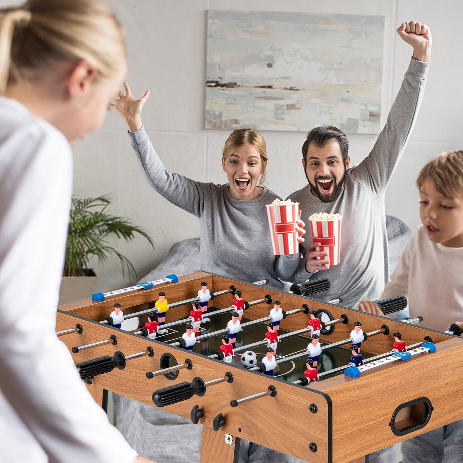Patiojoy 27" Folding Foosball Table Soccer Game Christmas Gift Football Sports Indoor