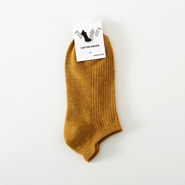 Calcetines de mujer de dos pines con imitación de orejas atadas, de algodón de color liso, con protección vertical para los pies, calcetines cortos para mujer, calcetines náuticos, calcetines