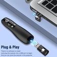 thumbnail image 2 of Presentation Clicker for Powerpoint, Mac Laptop Computer, ESYWEN Wireless Presenter Remote with 2-in-1 USB Type C, Slide Advancer, Hyperlink & Volume Control, 2 of 7