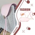 thumbnail image 3 of 5 Pieces Handbag Making Kit Bottom Handles Shoulder Replacement Straps Bottom Kit Straps Replacement Bag Handmade Repair Supplies DIY Craft for Beginners Pink, 3 of 7