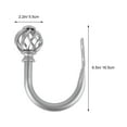 thumbnail image 2 of 1 Set Delicate Curtain Holders Iron Curtain Fixators Curtain Holding Accessories, 2 of 8