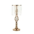 thumbnail image 3 of Crystals Candles Holder Table Wedding Flower Vase Candlesticks Gold 70cm, 3 of 8