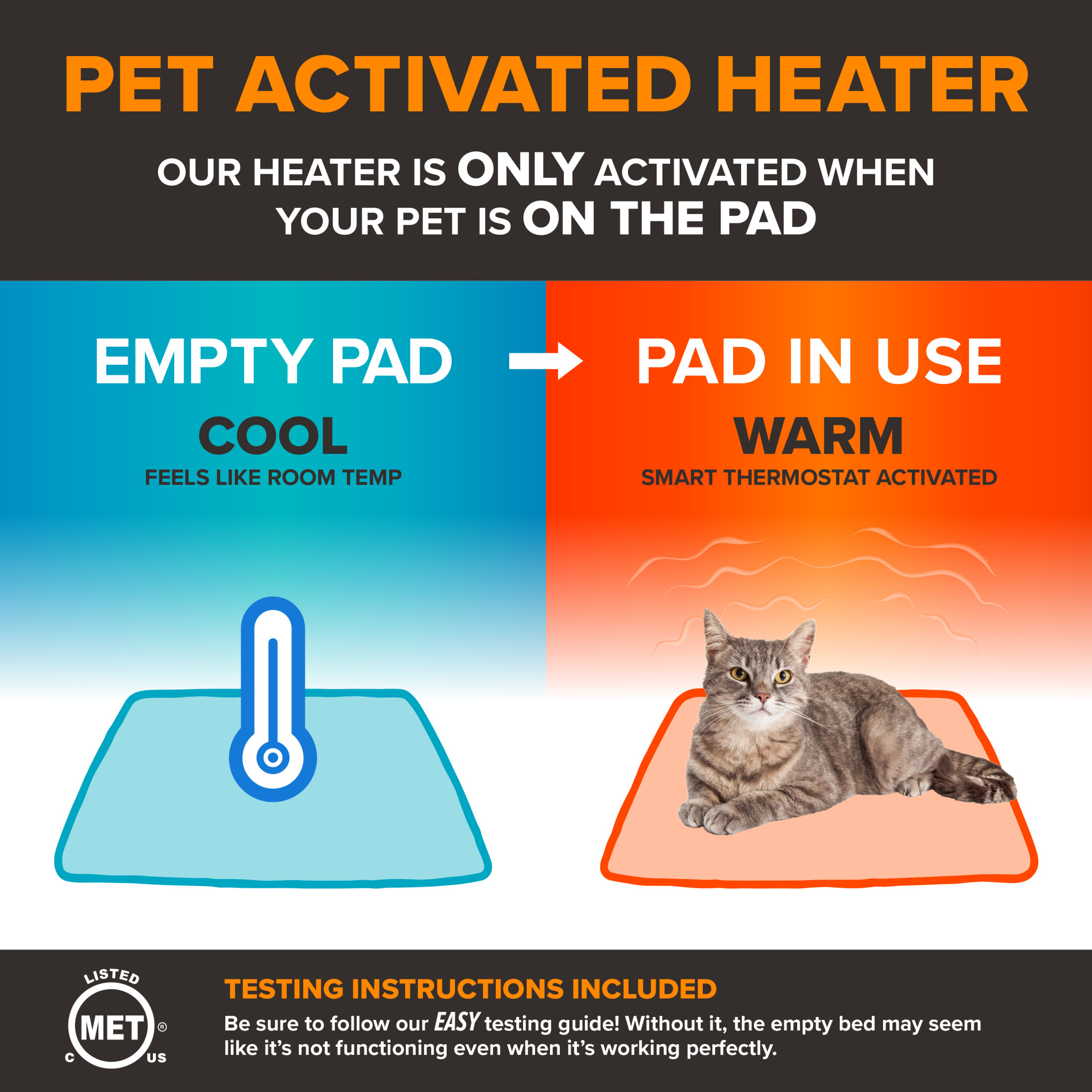 K&H Pet Products Thermo-Kitty Mat Heated Cat Bed photo 4