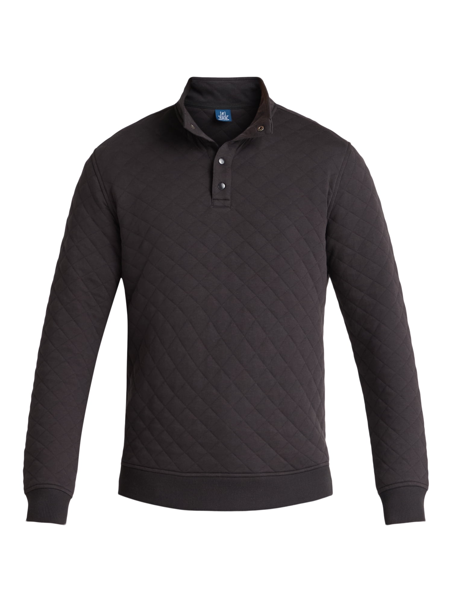 George Men's and Big Men's Quilted Snap Pullover Jacket, Sizes S-3XL