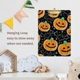 thumbnail image 5 of FMSHPON Halloween Neon Jack o Lantern Bat Rainbow Clipboard Hardboard Wood Nursing Clip Board and Pull for Standard A4 Letter 13x9 inches, 5 of 5