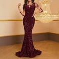 thumbnail image 1 of UPPADA Robe de Soirée pour Femmes à Paillettes avec Franges à Pampilles, Col en V, Sans Manches, Bretelles Spaghetti, Robe de Cocktail, Bal de Promo, Mini Robes de Fête, Coupe Ajustée, Froncée, Extensible, Soldes Aujourd'hui, Liquidation, Femmes, 1 of 6