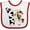 White and Red, variant on Inktastic I'm One-cowboy Riding Horse Birthday Boys Baby Bib