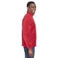 thumbnail image 3 of Harriton M980 Men's Quarter-Zip Fleece Pullover-Red-XL, 3 of 3