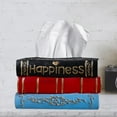 thumbnail image 5 of Vintage Resin Books Model Tissue Box Napkin Holder Paper Case Home Decor(G202), 5 of 8