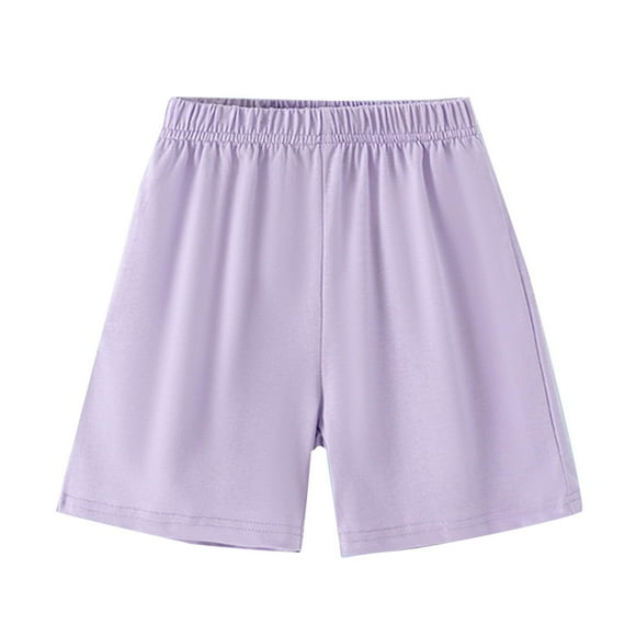 Swstbby Summer Savings Clearance! Boys Girls Summer Shorts, Children's Underwear Summer Thin Pants for Boys and Girls Purple 4-5 Years