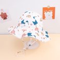 thumbnail image 4 of TAIAOJING Toddler Baseball Hat Summer Protection Cap Cute Hats Cartoon Beach Kids Hat Outdoor Strap Adjustable Spring Sun Chin Bucket Sun Kids Hats & Caps, 4 of 4