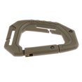 thumbnail image 1 of Mosquetón de Plástico Resistente Sunnimix Clip Mosquetón Con Resorte Carabina Gris Mosquetón en forma de D, 1 of 7