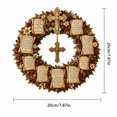 thumbnail image 2 of Faith Inspired Cross Wreath Wall Sign, Wood Decorative Accent for Home Decor, for Wall Entryway or Door and Decorative Gift Display, 2 of 4