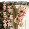 thumbnail image 3 of Bucilla Felt Applique 18" Christmas Stocking Kit, Classic Christmas, 3 of 6