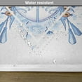 thumbnail image 6 of Ambesonne Kabuki Place Mats Set of 4, Fox Kitsune, Standard Size, Pale Blue White Beige, 6 of 6